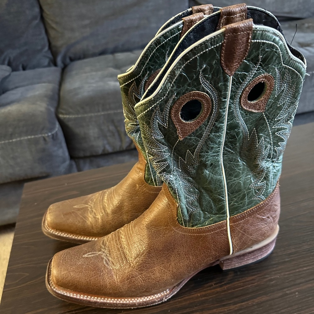 JB Dillon Men’s Leather Cowboy Boots. Size 13D